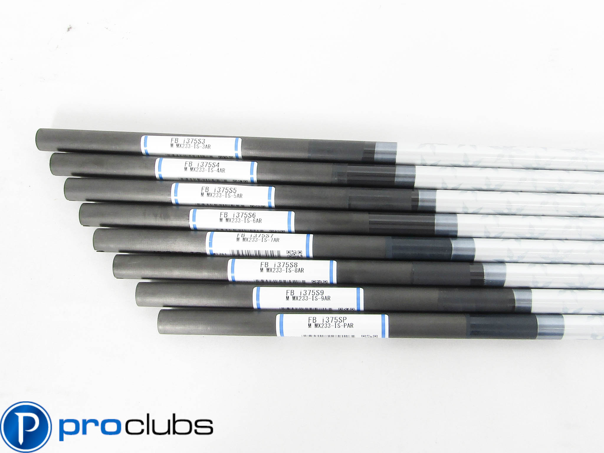 NEW MITSUBISHI FUBUKI AX i375 STIFF FLEX GRAPHITE IRON SHAFTS 3-PW